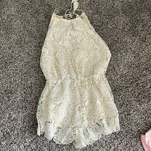 Dainty Hooligan Lace Romper